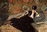 Eduard Manet Famous Paintings - Woman with Fans
